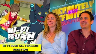 Hi-Fi Rush All Trailers Reaction