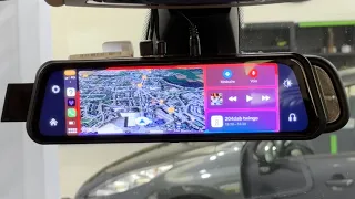 Unboxing du nouveau rétroviseur CarPlay android auto dashcam Ampire