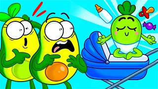 Avocado Adopted A Spy Ninja Baby?! 🥷| Funny Cartoon By Avocado Family