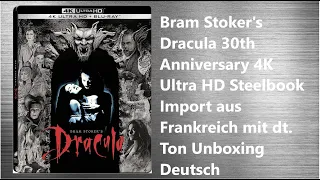 Bram Stoker's Dracula 30th Anniversary 4K UHD Steelbook Import aus Frankreich mit dt. Ton Unboxing