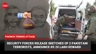 Poonch terror attack: Security forces release sketches of 2 Pakistani terrorists, Rs 20 lakh reward