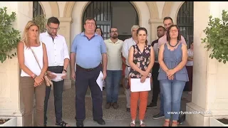 Concentración en el Ayuntamiento en el 20 aniversario del asesinato de Miguel Ángel Blanco