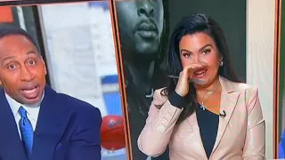 Stephen A. Smith and Molly Qerim have awkward ‘vibrating’ phone conversation on ‘First Take’