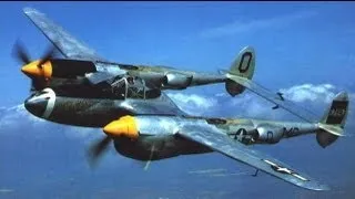Lockheed P-38 Lightning Aircraft WWII Pilot Flight Training Film 1943