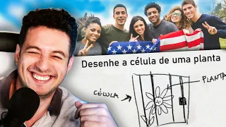 RESPOSTAS ENGRAÇADAS DE ALUNOS DOS ESTADOS UNIDOS