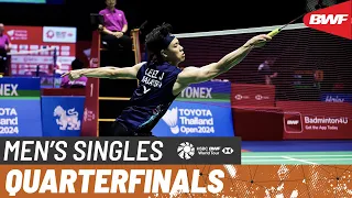 TOYOTA Thailand Open 2024 | Lu Guang Zu (CHN) vs. Lee Zii Jia (MAS) [6] | QF