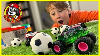 Monster Jam & Hot Wheels Monster Trucks Racing ⚽️ SOCCER CHALLENGE