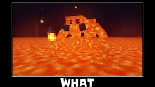 Minecraft wait what | Minecraft memes | Part 14| Lava creature