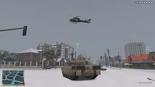 GTA 5 - Christmas 2021 Tank Rampage + Six Star Escape