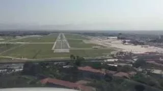 |Nice Views of Capri| CJ3 - Approach into Naples, Italy (LIRN)