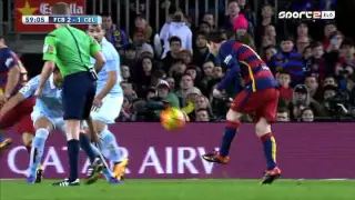 Barcelona VS Celta de Vigo 6-1 HIGHLIGHTS - 14.02.2016