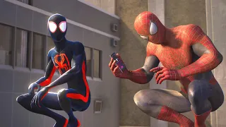 Peter and Miles Help New York with TASM 2 and ASTV Suits - Spider-Man 2 PS5