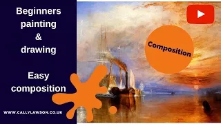 Composition - Beginners drawing and painting - Rule of thirds