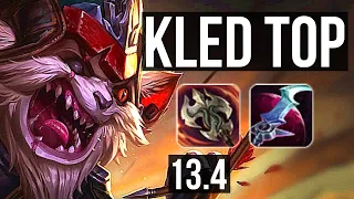 KLED vs DARIUS (TOP) | 6/0/5, Rank 5 Kled, 500+ games, Dominating | EUW Challenger | 13.4