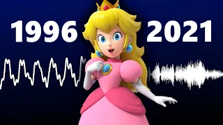 Why doesn't Peach's voice sound like it used to?