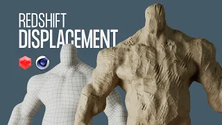 Tutorial | Displacement with Redshift Materials in Cinema 4D