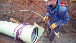 How to install GRP pipes correctly in open trench installations