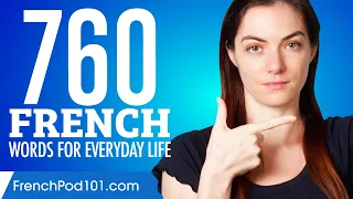 760 French Words for Everyday Life - Basic Vocabulary #38