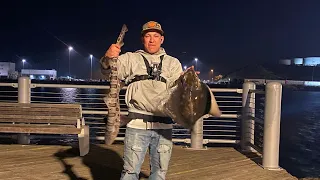 Night Fishing in Richmond Ca (NonStop action!)