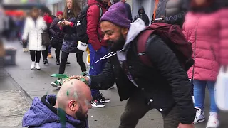 YouTuber Beats Homeless Man for a Prank..