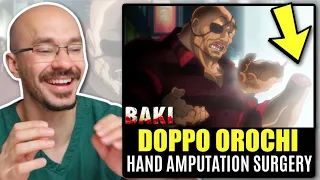 DOCTOR Breaks Down Doppo Orochi's HAND AMPUTATION Surgery | BAKI