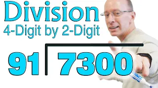 Long Division with 2-Digit Divisor | Dividing 4-Digit Numbers by 2-Digit | 4th - 5th Grade Maths