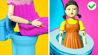 De Boneca Round 6 a Barbie! *Transformação De Bonecas E Truques Inteligentes* por Gotcha! Viral