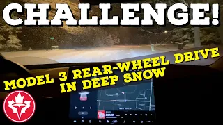 DEEP SNOW Challenge Tesla Model 3 Rear-wheel Drive