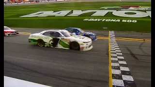 2018 NXS Tyler Reddick Elliott Sadler Photo Finish Daytona PowerShares QQQ 300