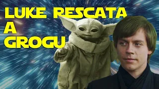 Luke rescata a Grogu - Usuarios de la Fuerza #StarWars #Grogu #LukeSkywalker #themandalorian