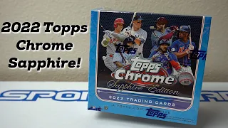 2022 Topps Chrome Sapphire Box Break! Hit a Purple /10 and Orange 🍊/25!