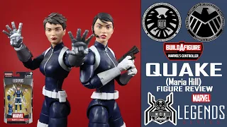 Marvel Legends QUAKE Daisy Johnson Maria Hill Controller BAF Avengers Wave Figure Review