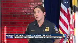 Woman Shot in Road Rage Incident on I-695