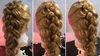 Объёмная коса | Авторские причёски | Лена Роговая | Hairstyles by REM | Copyright © #hairstyles