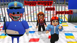 Roblox la fuite de barry huggy wuggy #gaming #escape