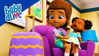 Baby Alive Türkçe ☀️ Tati̇l Bavulu Haziliği! Bebek Gi̇ysi̇leri̇ 🌈 Çocuklar İçin Çizgi Filmler 💕