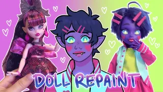 Doll Repaint - Neon Vampire Kid