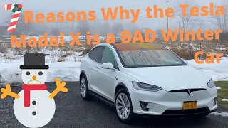 7 Reasons Why The Tesla Model X is BAD in Winter Weather