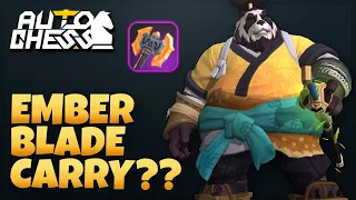 Ember Blade Carry is PRETTY GOOD in the current meta? | 9 assassins natural | Auto Chess