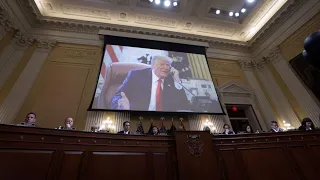 Jan. 6 committee hearing on Trump's actions during attack