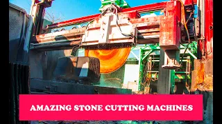 Amazing Stone Cutting Machines - Incredible Modern Granite Production Process Technology