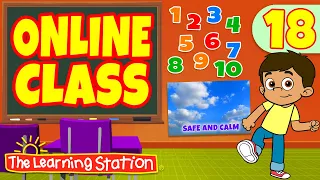 Online Class for Kids #18 ♫ Brain Breaks ♫ Move with Me Kids ♫  Kids Songs by The Learning Station