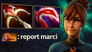 Репорт за скилл? Марси на 10 000 ммр Дота 2 - Marci Arteezy Dota 2