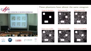 Samuli Siltanen:  Reconstruction methods for ill-posed inverse problems - Part 1