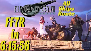 Final Fantasy VII Remake Speedrun 6:15:56 (All Skips Route) Easy Any% (Old PB)