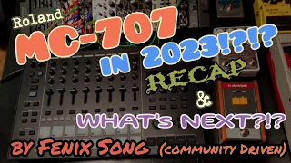 Roland MC-707 in 2023!! What's next? Best upgrades and feature requests. #mc707 #roland #groovebox