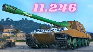 Jagdpanzer E 100 - 11.246 Damage 6 Kills World of Tanks Replays