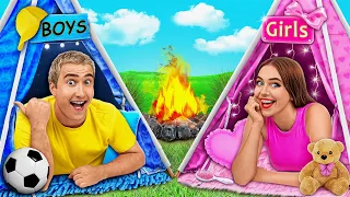 Camping Challenge | Boys Vs Girls Challenge by Multi DO