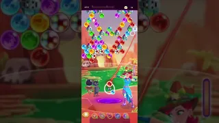 BUBBLE WITCH 3 SAGA LEVEL 2959 ~ ONE GREEN BOOSTER, NO CATS, NO HATS