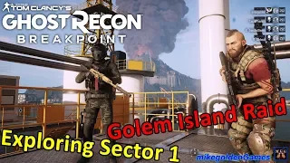 Exploring Golem Island - Chemical Pipeline (Breakpoint Raid 1) | Ghost Recon Breakpoint